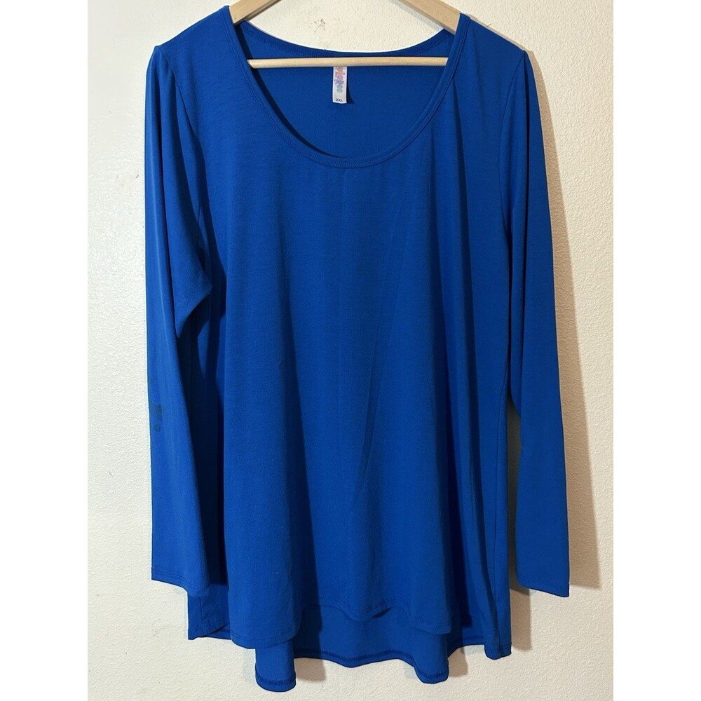 LulaRoe Women's Plus Size Long Sleeve Semi Sheer Top - Size 2XL